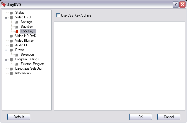 AnyDVD Video CSS Keys Archive